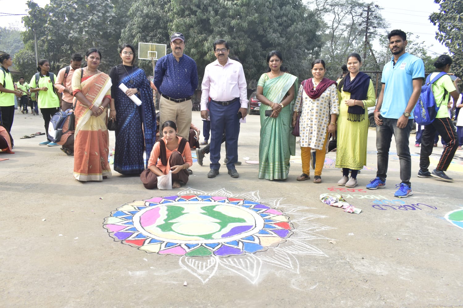 Rangoli Competition on occasion of World Cup Hockey 2023